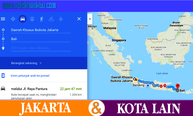 ✓ Perbedaan Waktu Jakarta Dengan Kota Lain Di Indonesia → selisihwaktu.com